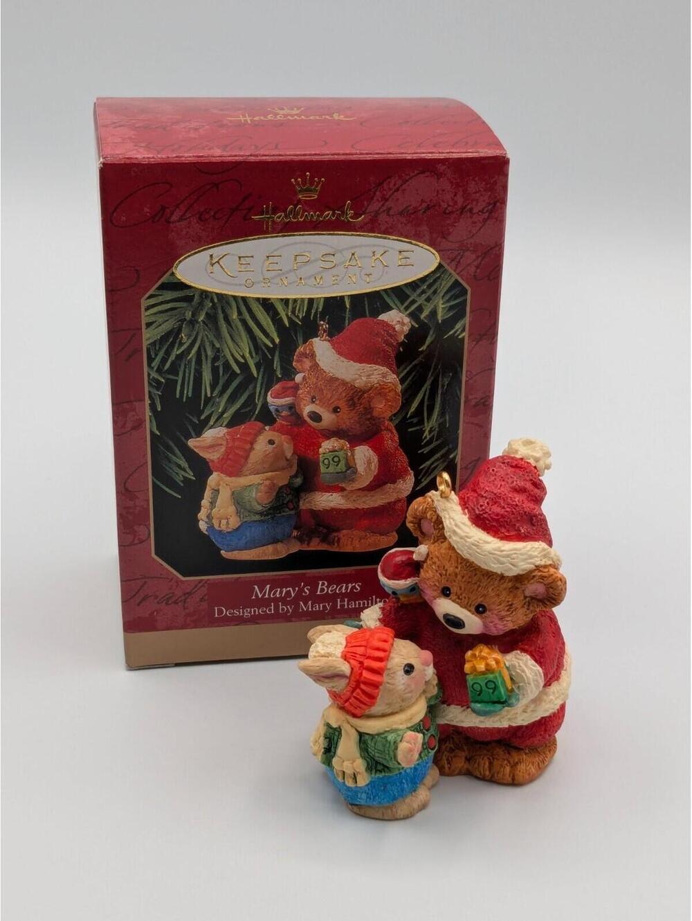 Hallmark Keepsake Mary's Bears 1999, Vintage Christmas Ornament